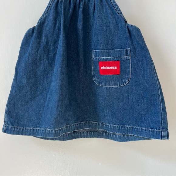 Toddler Miki House Denim Jumper Dress w/Adjustable Straps - Picture 7 of 12